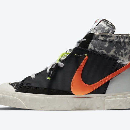 CZ3589-001 Nike Blazer Mid Readymade Black Vast Grey Volt Total Orange (Men's)