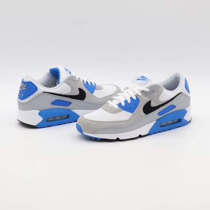 FN6958-102 Nike Air Max 90 Detroit Lions Photo Blue White Black Grey (Men's)