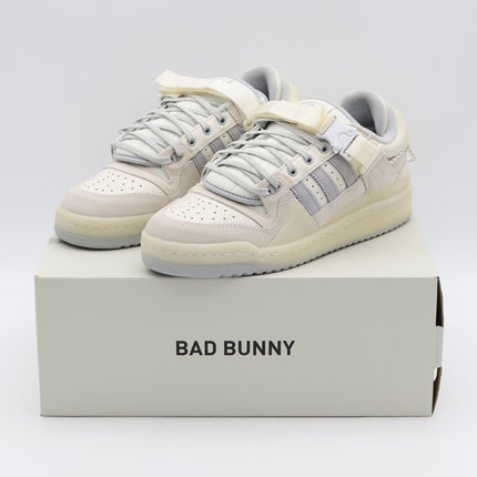 HQ2153 Adidas Forum Buckle Low Bad Bunny Off White Sail Beige Cream (Men's)