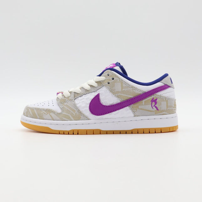 FZ5251-001 Rayssa Leal Nike SB Dunk Low PRM Pure Platinum Vivid Purple (Men's)