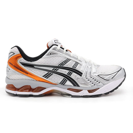 1201A019-109 Asics Gel-Kayano 14 White Piquant Orange Silver (Men's)