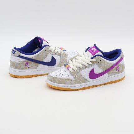 FZ5251-001 Rayssa Leal Nike SB Dunk Low PRM Pure Platinum Vivid Purple (Men's)