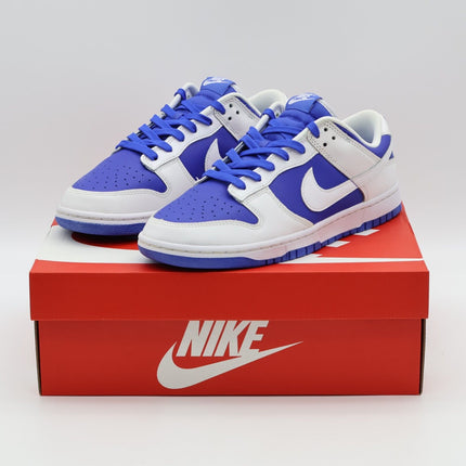 DD1391-401 Nike Dunk Low Retro Racer Blue White Reverse Kentucky Royal (Men's)