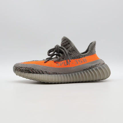 GW1229 Adidas Yeezy Boost 350 V2 Beluga Reflective Mocha Brown Orange (Men's)