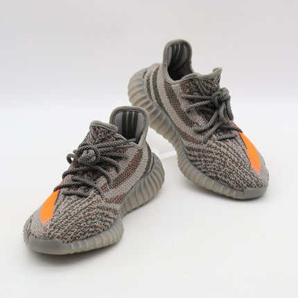 GW1229 Adidas Yeezy Boost 350 V2 Beluga Reflective Mocha Brown Orange (Men's)