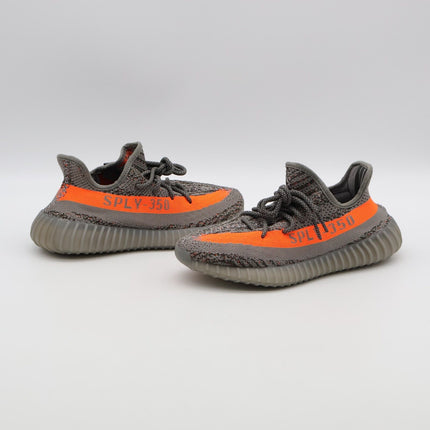 GW1229 Adidas Yeezy Boost 350 V2 Beluga Reflective Mocha Brown Orange (Men's)