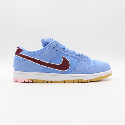 DQ4040-400 Nike SB Dunk Low Pro Phillies Valor Blue Team Maroon Burgundy (Men's)