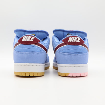 DQ4040-400 Nike SB Dunk Low Pro Phillies Valor Blue Team Maroon Burgundy (Men's)