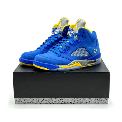 CD2720-400 Nike Air Jordan 5 Retro Laney Varsity Royal Blue Yellow Maize (Men's)