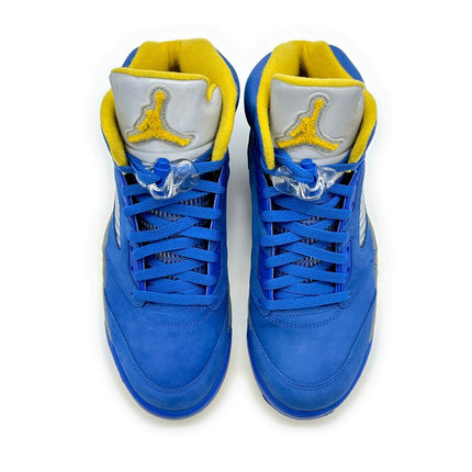 CD2720-400 Nike Air Jordan 5 Retro Laney Varsity Royal Blue Yellow Maize (Men's)