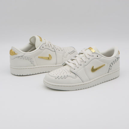 FN5032-100 Nike Air Jordan 1 Low Method Of Make White Gold (Women's)