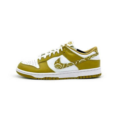 DH4401-104 Nike WMNS Dunk Low ESS Barley Paisley White Khaki Brown Beige