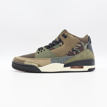 DO1830-200 Nike Air Jordan 3 Retro Patchwork Dark Hazel Camo Khaki Green (Men's)