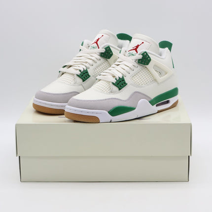 DR5415-103 Nike Air Jordan 4 Retro SB Low Pine Green White Sail (Men's)