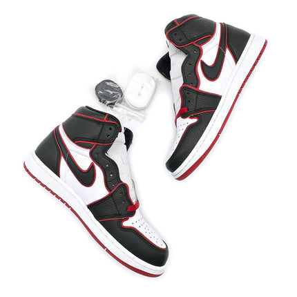 555088-062 Nike Air Jordan 1 Retro High OG Blood Line Black Gym Red White