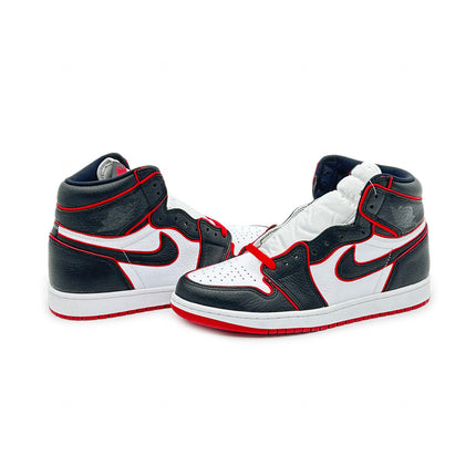 555088-062 Nike Air Jordan 1 Retro High OG Blood Line Black Gym Red White