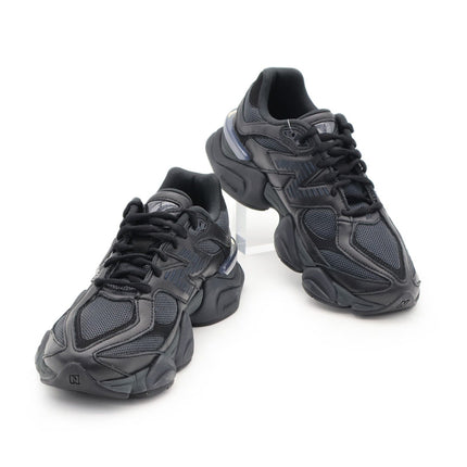 U9060NRI New Balance 9060 Triple Black Leather (Men's)