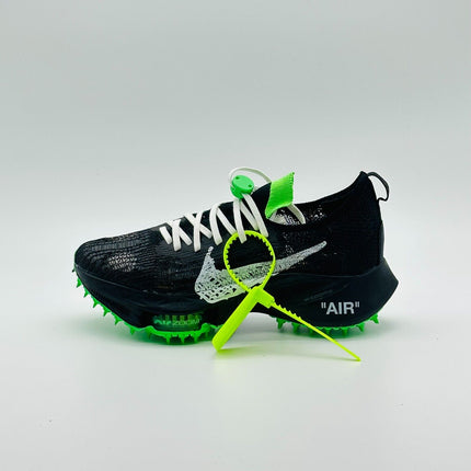 Size 7 - Nike Air Zoom Turbo Next% Flyknit x Off-White Black Scream Green