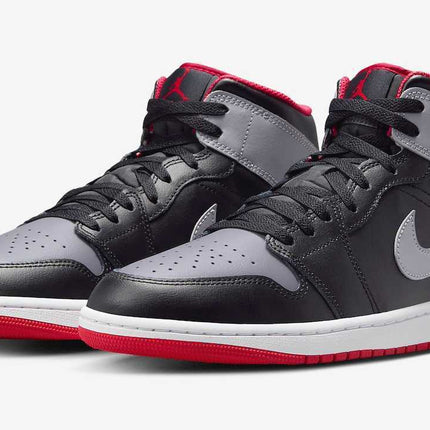 DQ8423-006 Nike GS Air Jordan 1 Mid Black Cement Grey