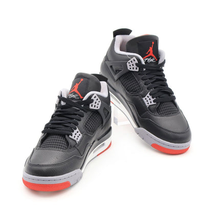 FV5029-006 Nike Air Jordan 4 Retro Bred Reimagined Cement Grey Red (Men's)