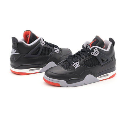 FV5029-006 Nike Air Jordan 4 Retro Bred Reimagined Cement Grey Red (Men's)