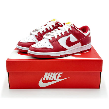 DD1391-602 Nike Dunk Low Retro USC Gym Red University Gold Cardinal (Men's)