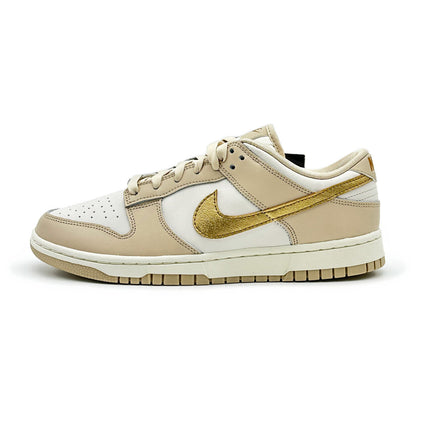 DX5930-001 Nike Dunk Low Phantom Metallic Gold Swoosh Sail Sanddrift (Women's)