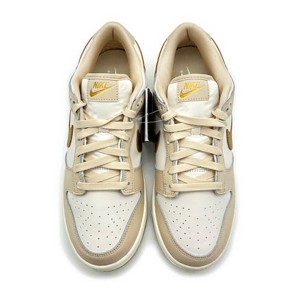 DX5930-001 Nike Dunk Low Phantom Metallic Gold Swoosh Sail Sanddrift (Women's)