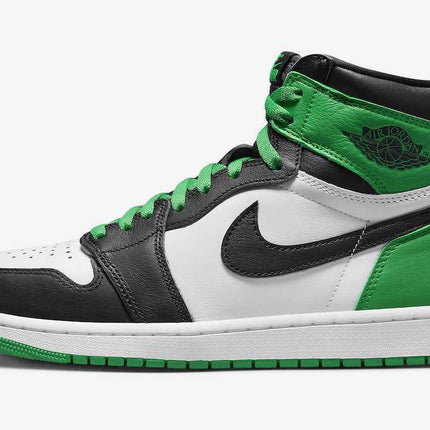 FD1437-031 Nike GS Air Jordan 1 Retro High OG Celtics Black and Lucky Green