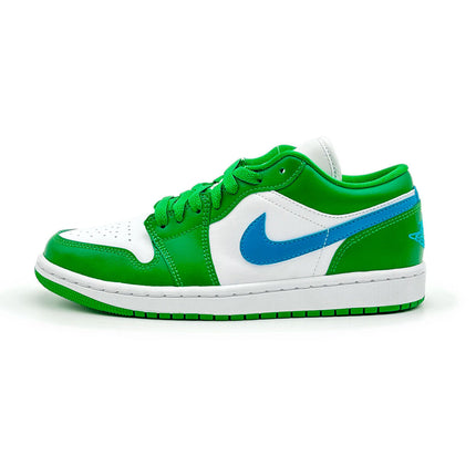 DC0774-304 Nike Air Jordan 1 Low Lucky Green Aquatone Blue Turquoise (Women's)