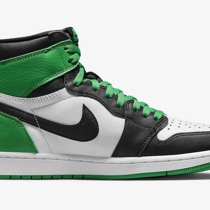 FD1437-031 Nike GS Air Jordan 1 Retro High OG Celtics Black and Lucky Green