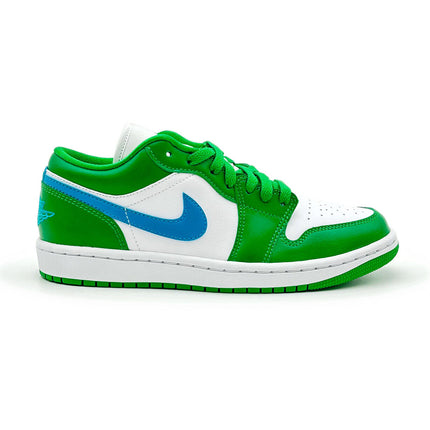 DC0774-304 Nike Air Jordan 1 Low Lucky Green Aquatone Blue Turquoise (Women's)