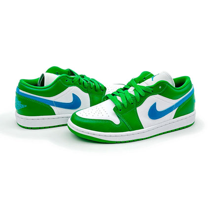 DC0774-304 Nike Air Jordan 1 Low Lucky Green Aquatone Blue Turquoise (Women's)