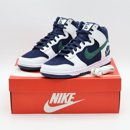 DH0953-400 Nike Dunk High EMB College Navy Sports Specialties Green (Men's)