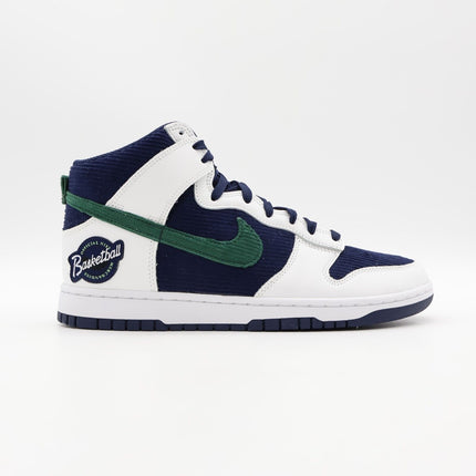 DH0953-400 Nike Dunk High EMB College Navy Sports Specialties Green (Men's)