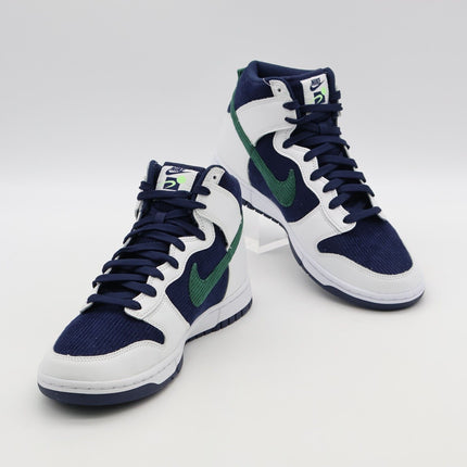 DH0953-400 Nike Dunk High EMB College Navy Sports Specialties Green (Men's)