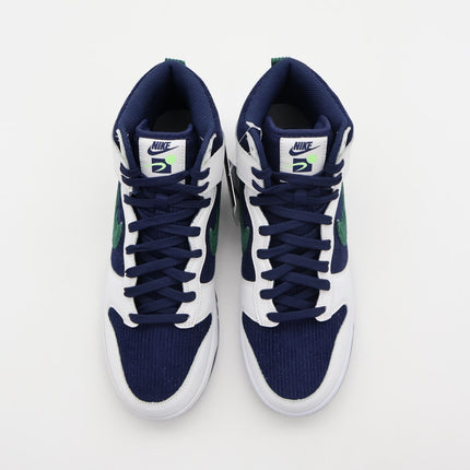 DH0953-400 Nike Dunk High EMB College Navy Sports Specialties Green (Men's)