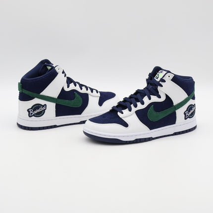 DH0953-400 Nike Dunk High EMB College Navy Sports Specialties Green (Men's)