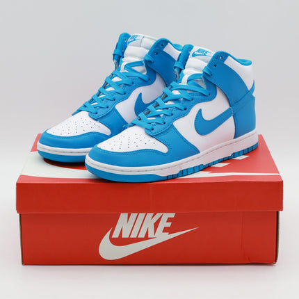 DD1399-400 Nike Dunk High Championship Laser Blue White (Men's)