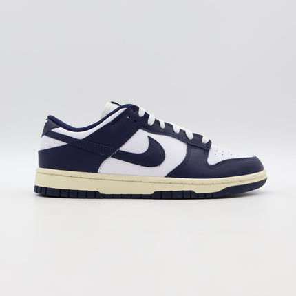 DD1503-115 Nike Dunk Low Vintage Navy White Midnight Navy Sail (Women's)