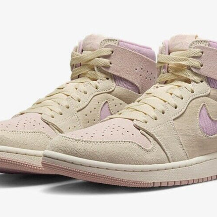 DV1305-100 Nike Air Jordan 1 Zoom CMFT 2 Particle Beige Plum Chalk (Women's)