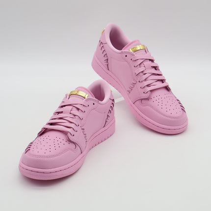 FN5032-600 Nike Air Jordan 1 Low MM Perfect Pink Metallic Gold (Women's)