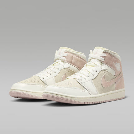 FQ1926-161 Nike Air Jordan 1 Mid SE Coconut Milk Sail Legend Pink (Women's)