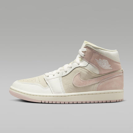 FQ1926-161 Nike Air Jordan 1 Mid SE Coconut Milk Sail Legend Pink (Women's)