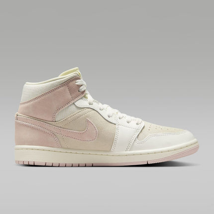 FQ1926-161 Nike Air Jordan 1 Mid SE Coconut Milk Sail Legend Pink (Women's)