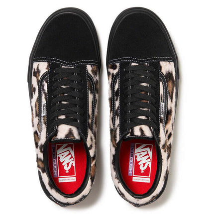 VN0A5FCBBM8 Supreme Vans Leopard Old Skool Black White (Men's)