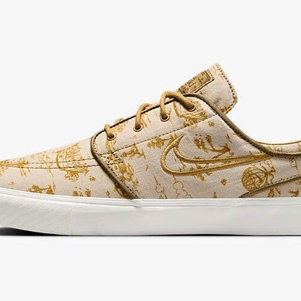 FD6641-200 Nike SB Zoom Janoski Premium Sesame Brongene Sail Flat Gold (Men's)