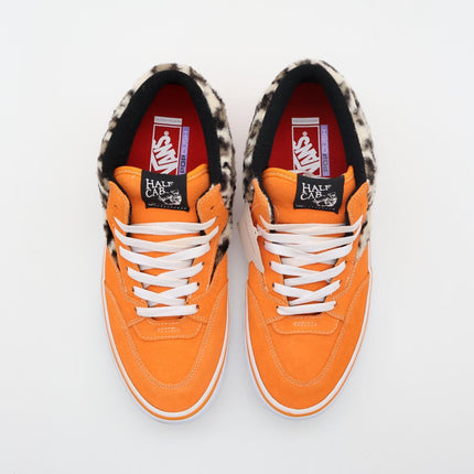 VN0A5KYAORA Supreme Vans Leopard Half Cab Orange White Brown (Men's)