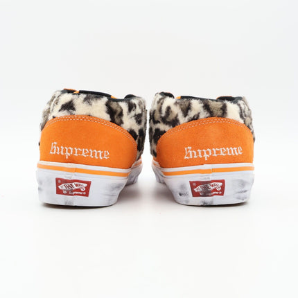 VN0A5KYAORA Supreme Vans Leopard Half Cab Orange White Brown (Men's)