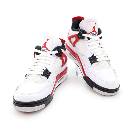 DH6927-161 Nike Air Jordan 4 Retro Red Cement Fire Black Neutral Grey (Men's)